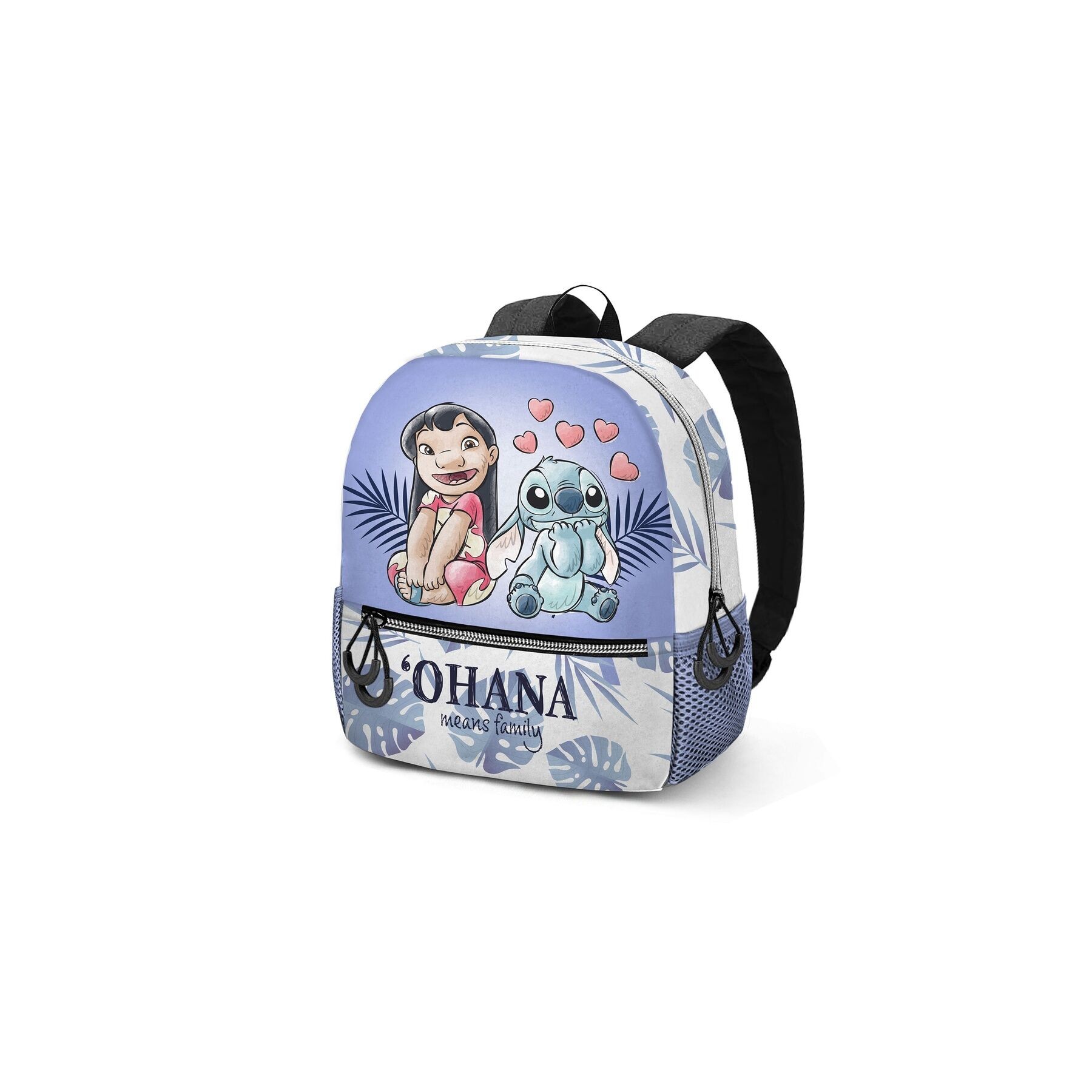 Mochila Couple Stitch Disney 33cm