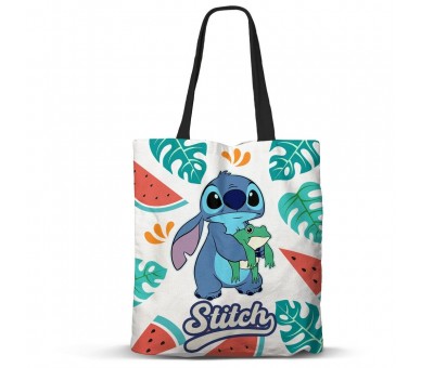 Bolsa shopping Frog Stitch Disney 40cm
