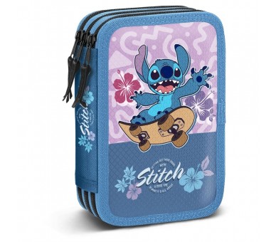 Plumier Skate Stitch Disney triple