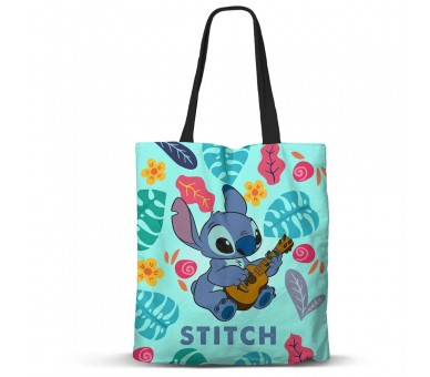 Bolsa shopping Guitar Stitch Disney 40cm