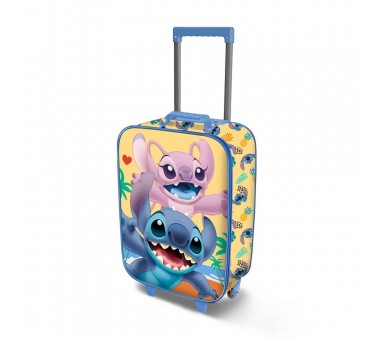 Maleta trolley 3D Ocean Stitch Disney 52cm