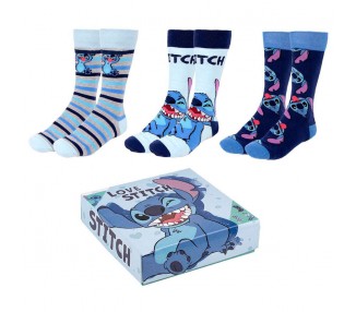 Set 3 calcetines Stitch Disney adulto