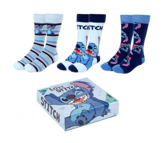 Set 3 calcetines Stitch Disney adulto