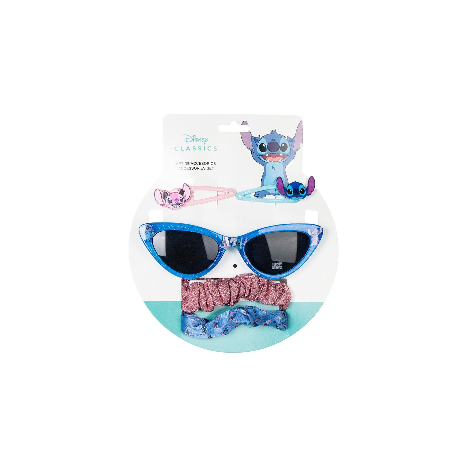 Set belleza + gafas sol Stitch Disney