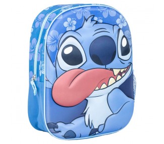 Mochila 3D Stitch Disney 31cm