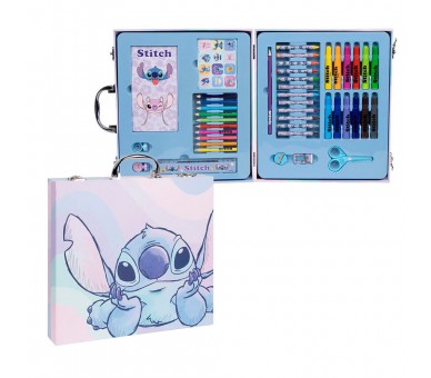 Maletin papeleria coloreable Stitch Disney