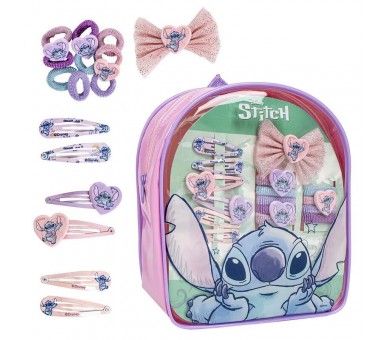 Set belleza mochila Stitch Disney