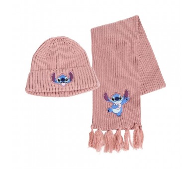 Set gorro y bufanda Stitch Disney