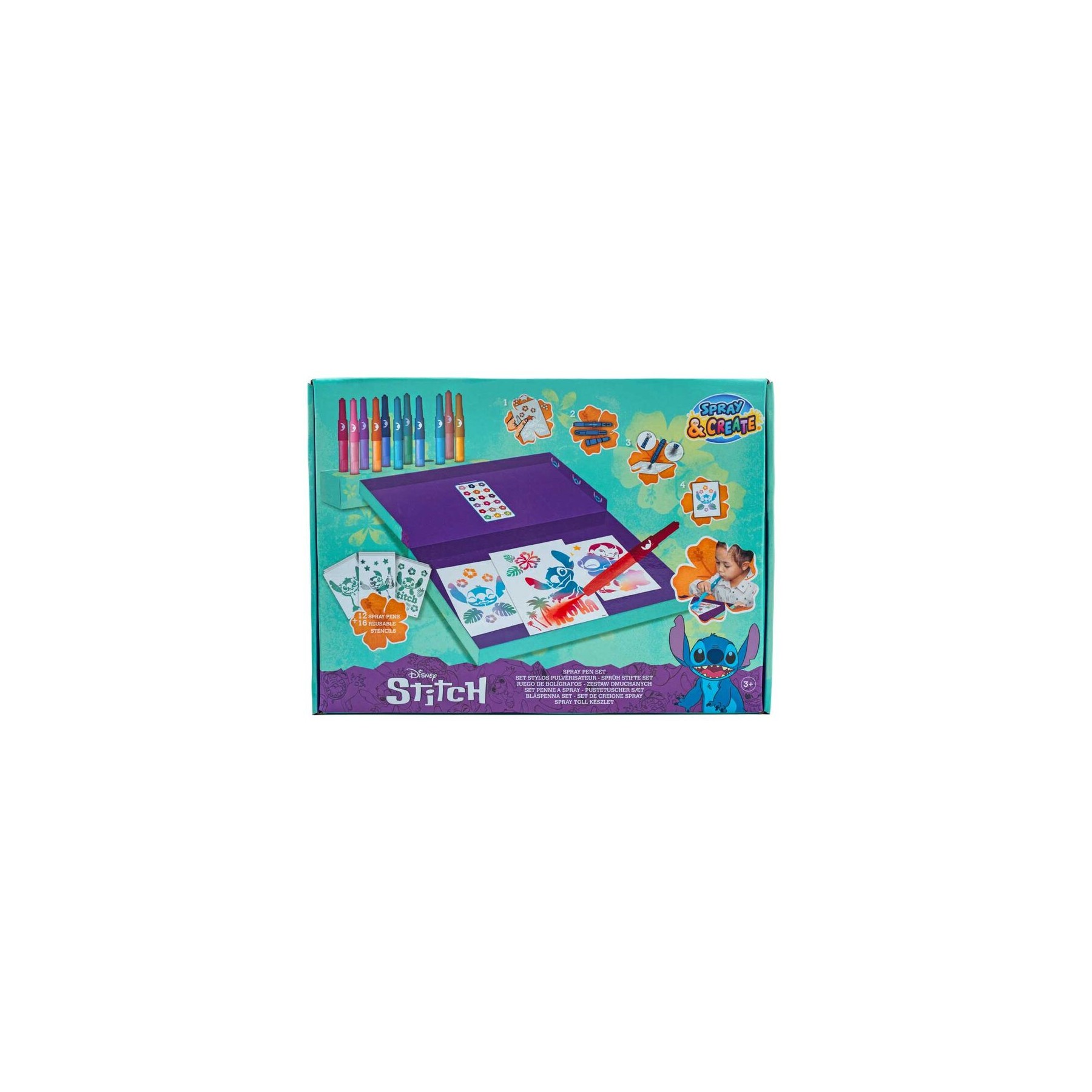 Set aerografo Stitch Disney