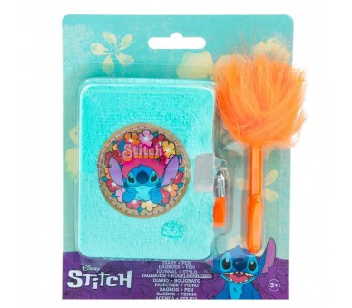 Mini diario + boligrafo Stitch Disney