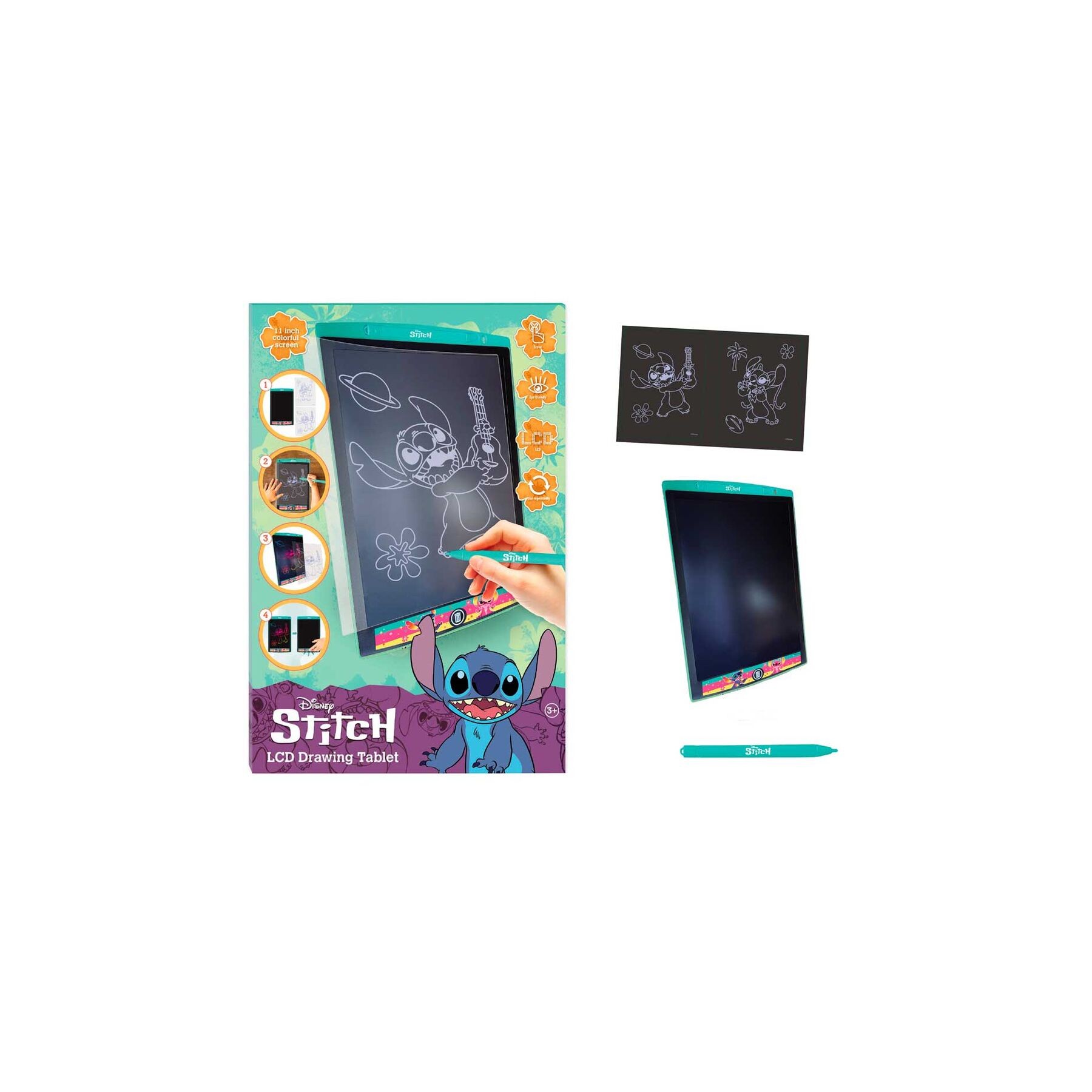 Tablet dibujo LCD Stitch Disney