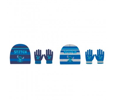 Set gorro y guantes Stitch Disney infantil surtido