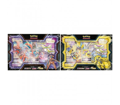 Blister Juego Cartas Coleccionables Deoxys Vmax & Zeraora Vmax Pokemon surtido español