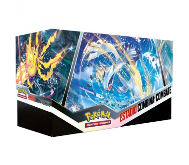 Estuche Juego Cartas Coleccionables Estadio Combina y Combate Tempestad Plateada Pokemon español