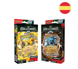 Baraja juego cartas coleccionables Battle Deck Pokemon surtido español
