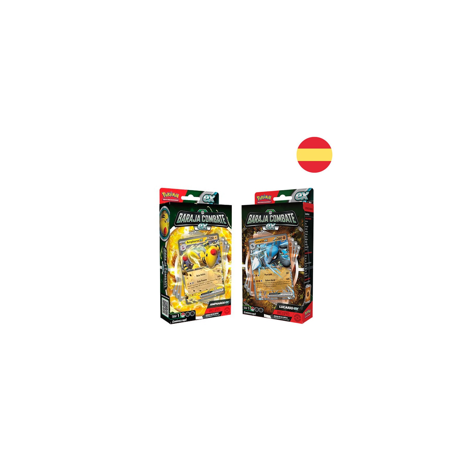 Baraja juego cartas coleccionables Battle Deck Pokemon surtido español