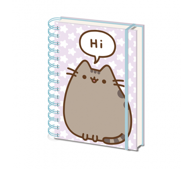 Cuaderno A5 Says Hi Pusheen