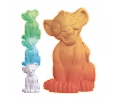 Lampara 3D Simba El Rey Leon Disney