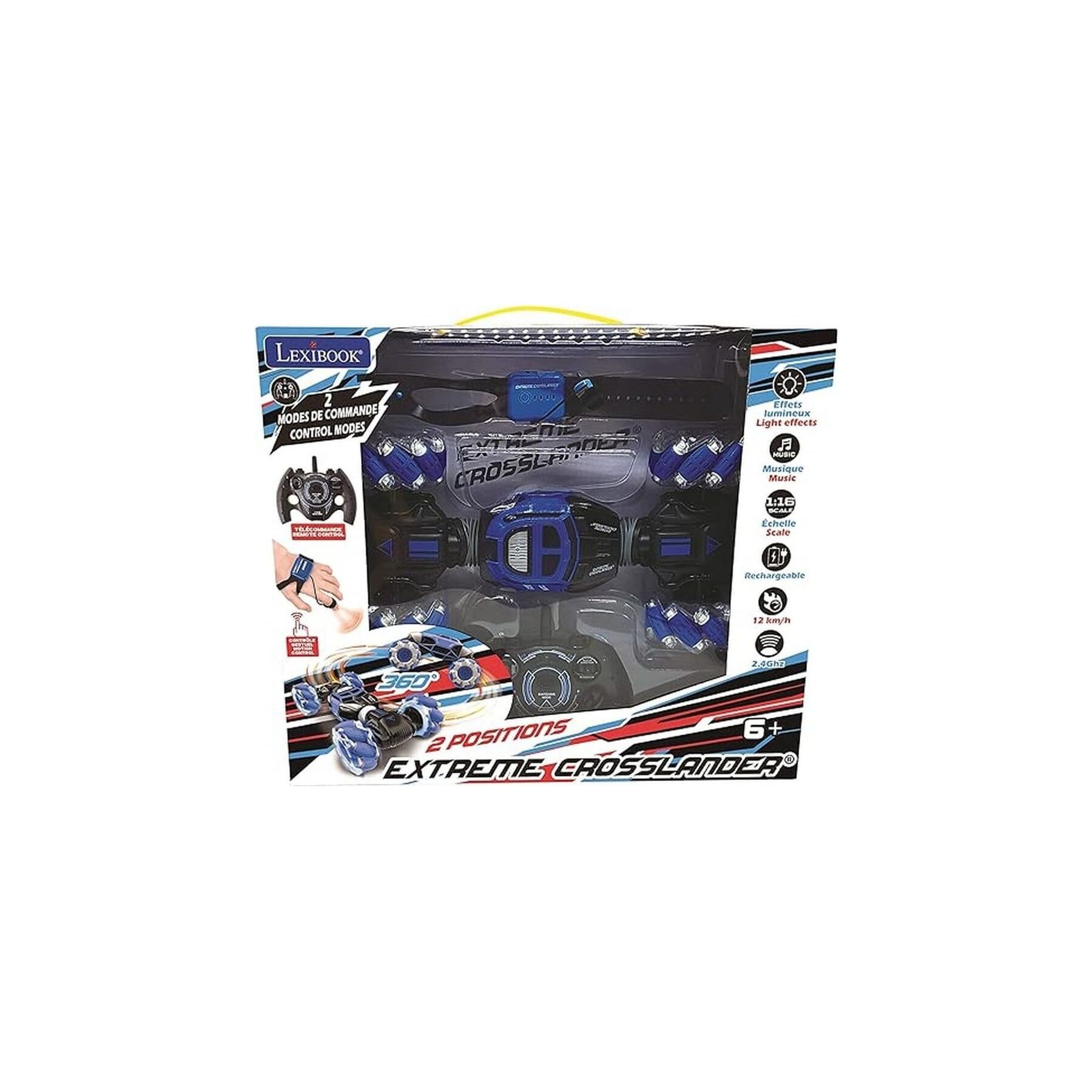 Coche teledirigido luminoso con pulsera