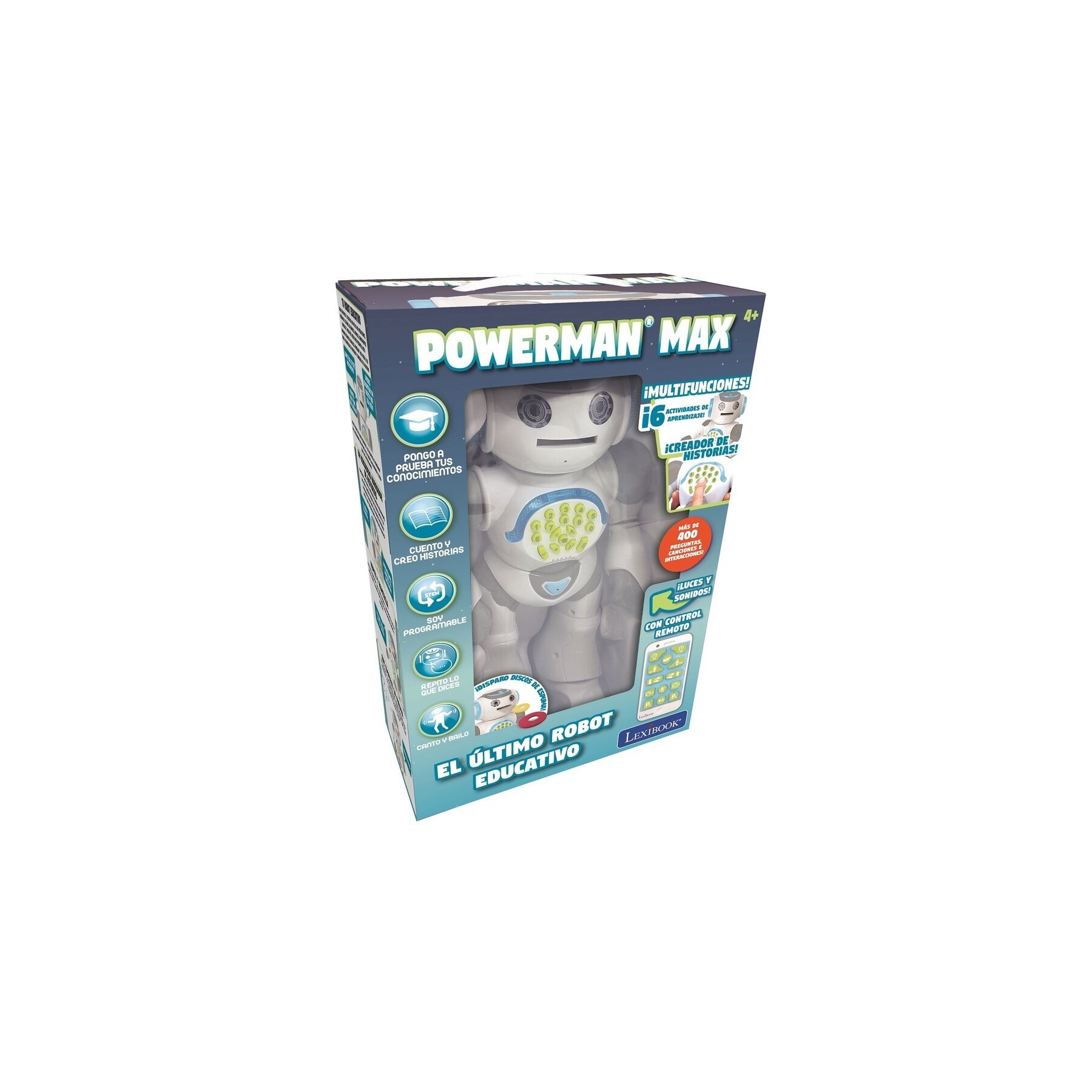 Robot parlante multicolor Powerman Max