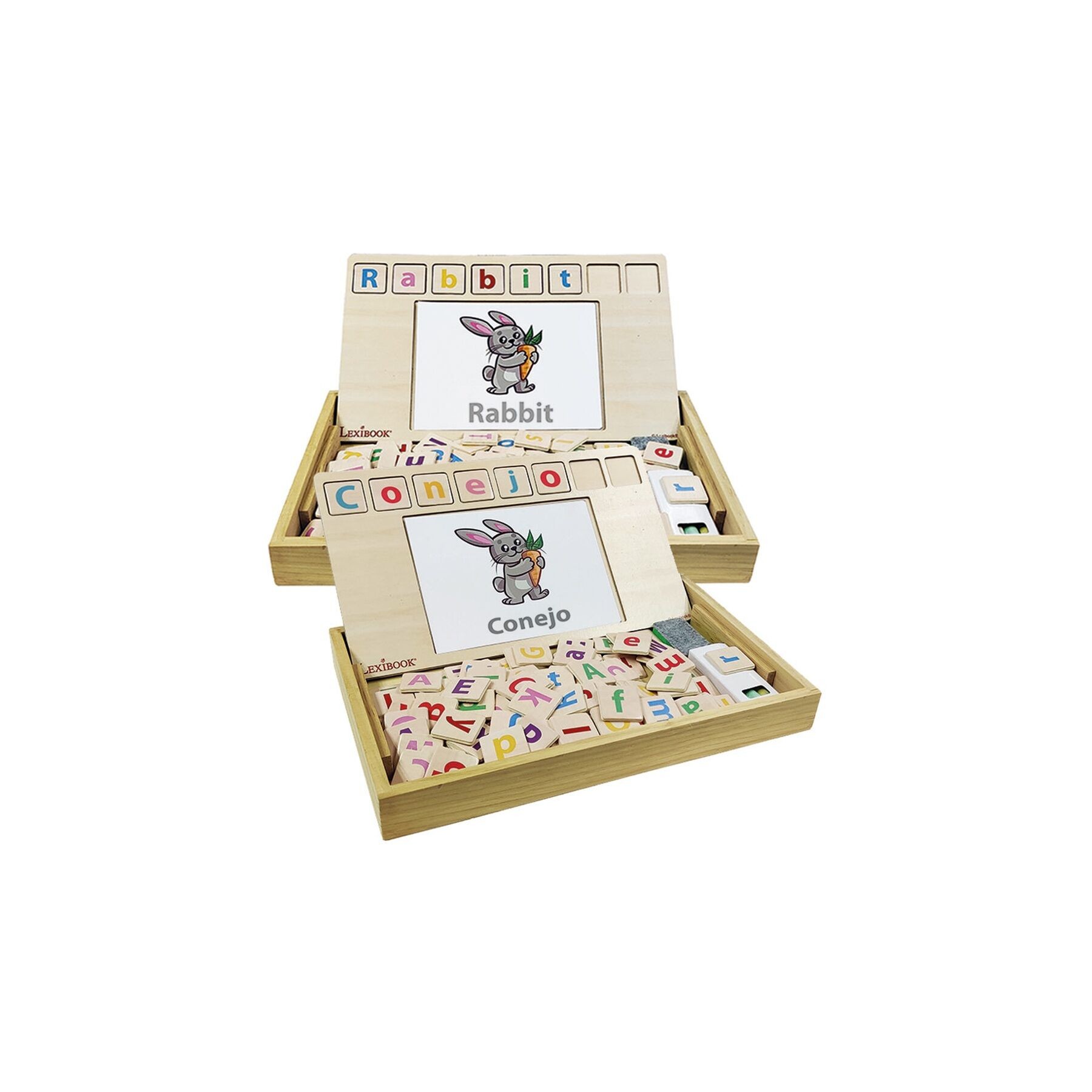 Juego educativo palabras bilingue