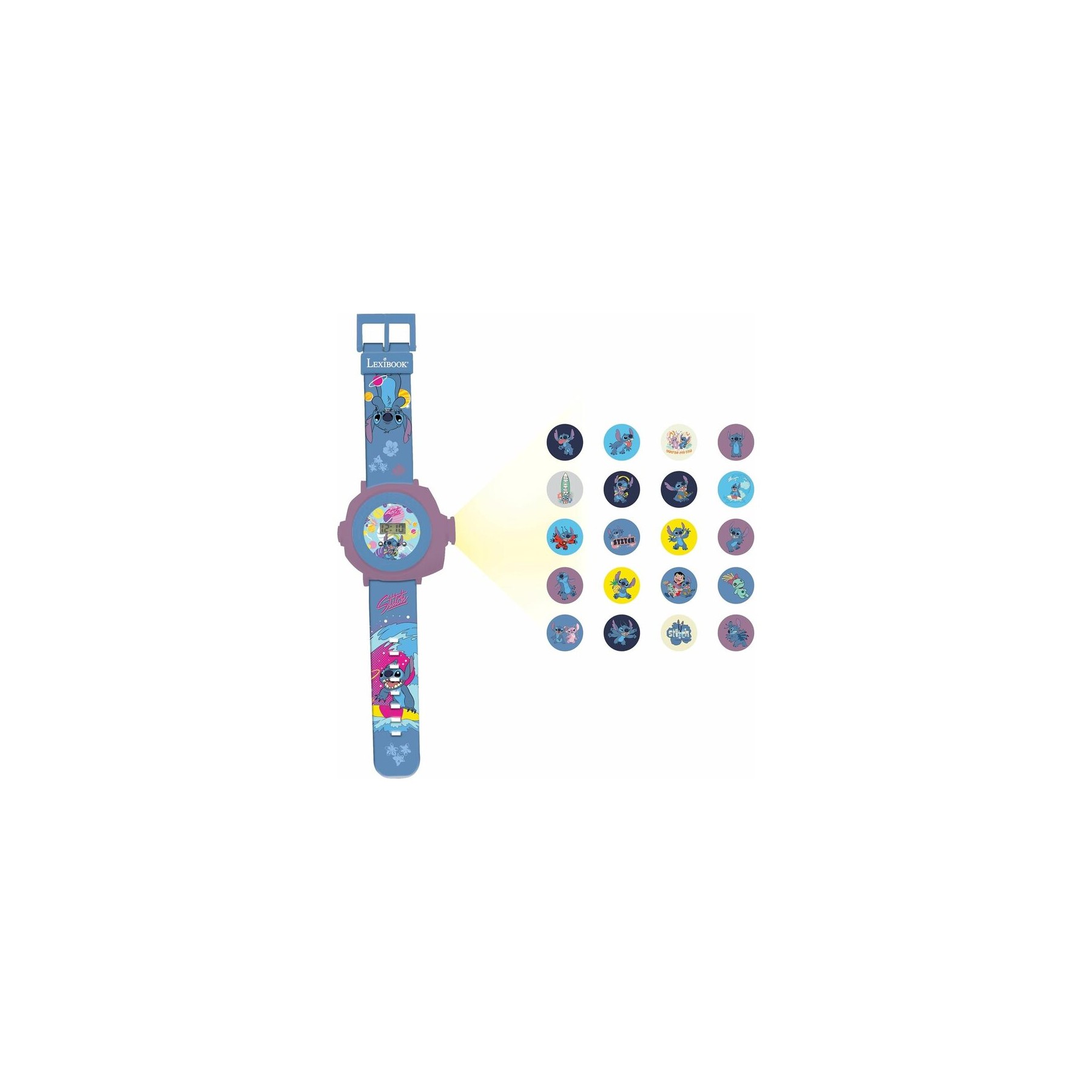 Reloj proyector digital Stitch Disney