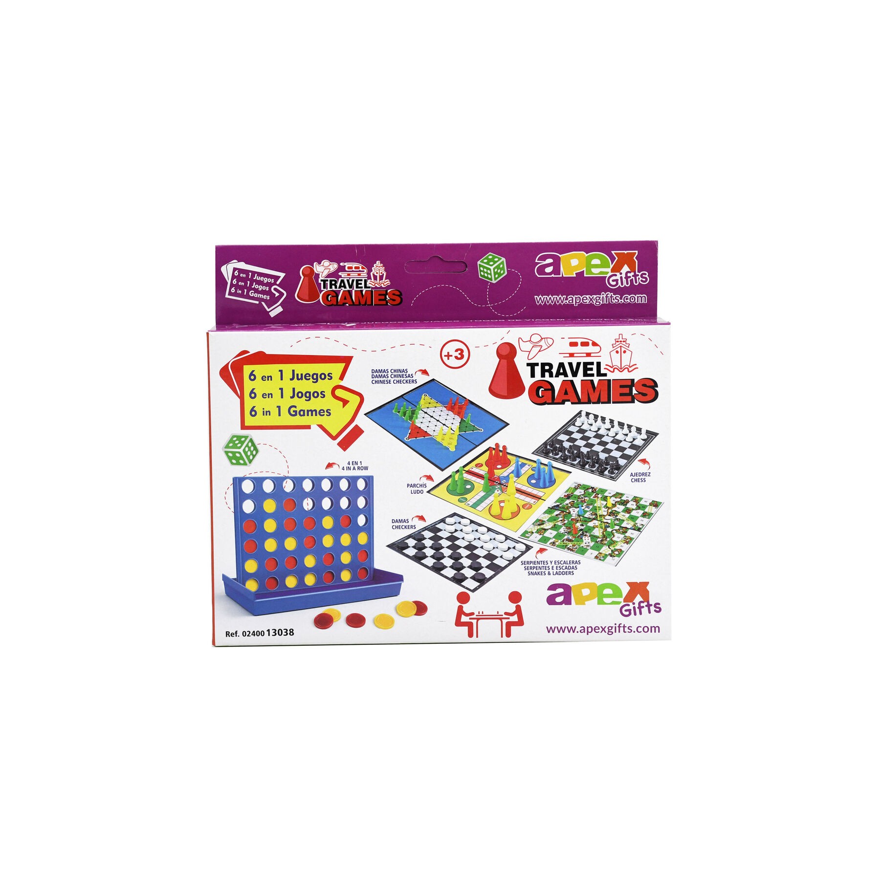 Juegos de Viaje 6 en 1