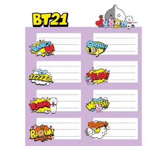 Etiquetas adhesivas BT21