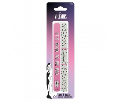 Blister 2 Limas de Uñas Cruella Villanas Disney