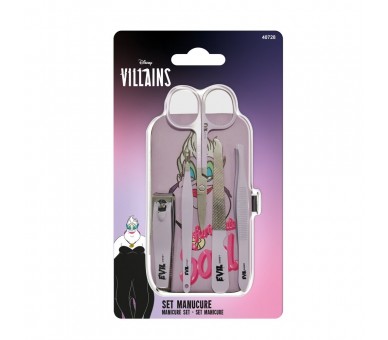 Blister Manicura 5 Herramientas Ursula Villanas Disney