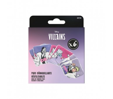 Discos Desmaquillantes Reutilizables Villanas Disney