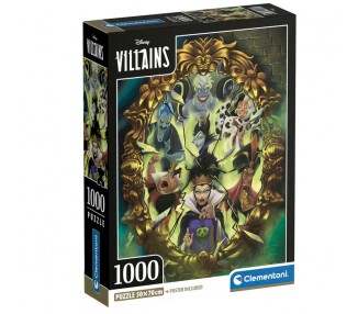 Puzzle Villanas Disney 1000pzs