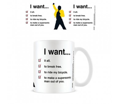Taza I Want Checklist Queen 315ml