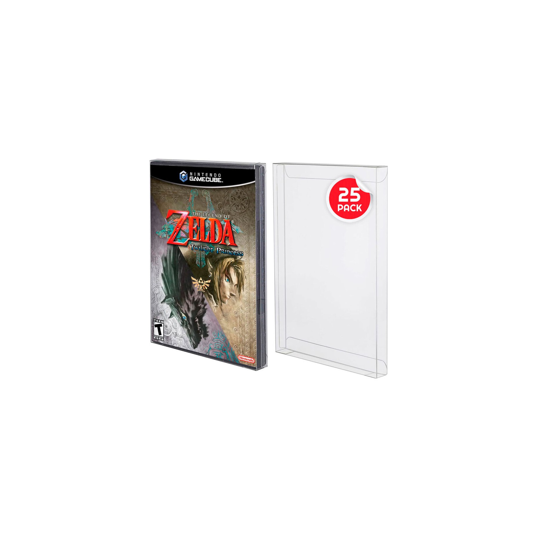 Set 25 protectores Dvd / PS2 / Xbox & Xbox 360 / Gamecube / Wii & Wii