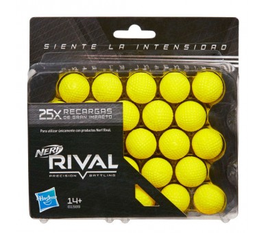 Blister 25 Recargas Rival Nerf