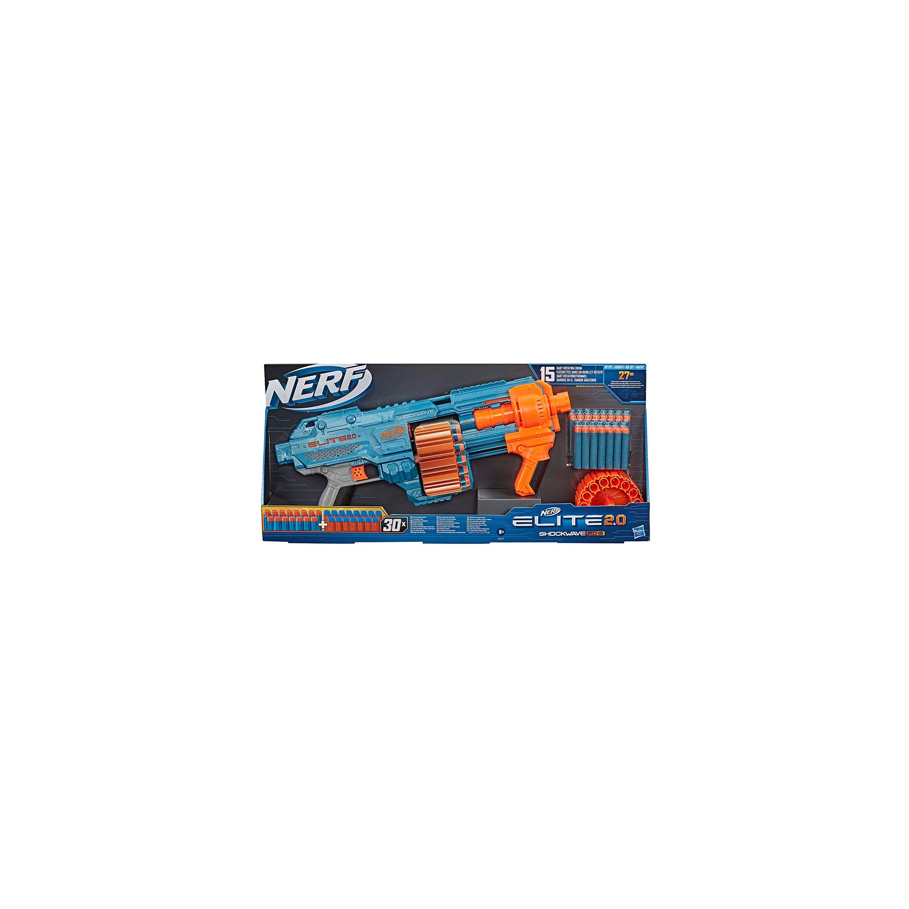 Lanzador Shockwave RD-15 Elite 2.0 Nerf