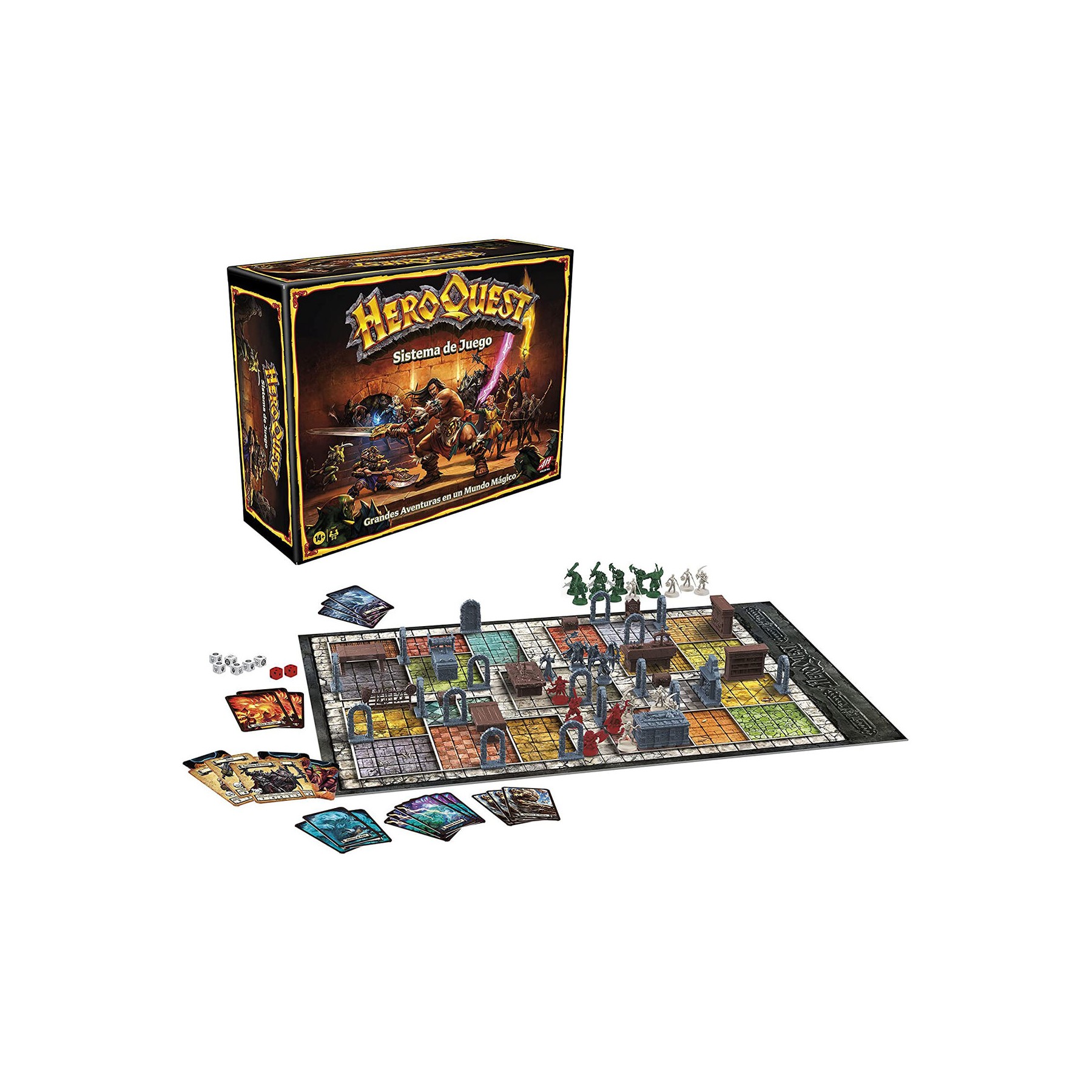 Juego de Mesa HeroQuest Aventuras en Mazmorras Avalon Hill español