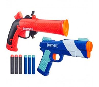 Lanzador Dual LP & Flint-Knock Fortnite Nerf