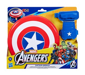 Escudo y Guantelete magneticos Capitan America Vengadores Marvel