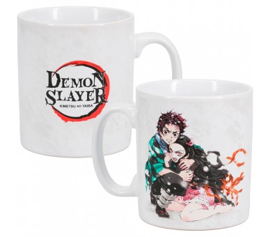 Taza Tanjiro y Nenzuko Demon Slayer Kimetsu no Yaiba