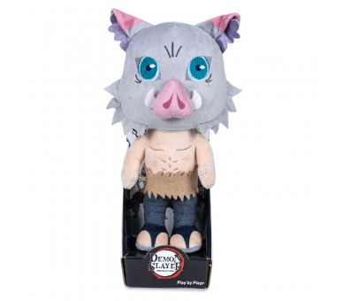 Peluche Inosuke Hashibira Demon Slayer Kimetsu no Yaiba 27cm