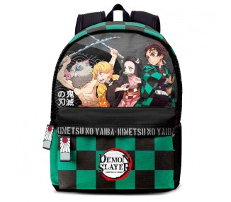 Mochila Akushon Demon Slayer Kimetsu No Yaiba 44cm adaptable
