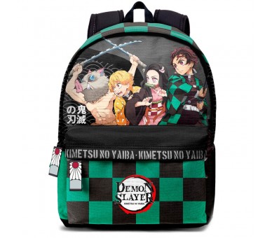 Mochila Akushon Demon Slayer Kimetsu No Yaiba 34cm adaptable