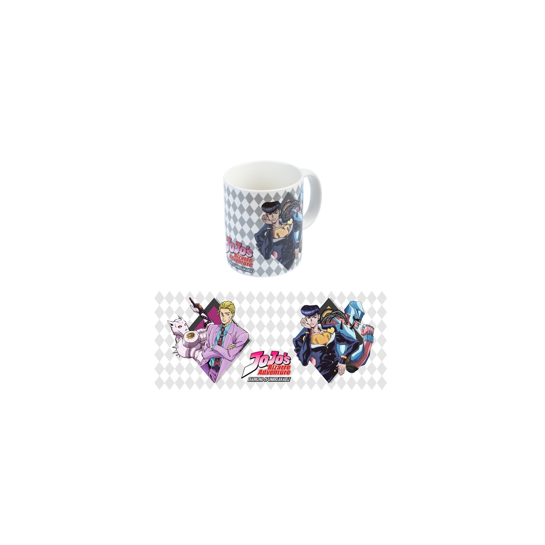 Taza Diamond Is Unbreakable Jojos Bizarre Adventure 350ml