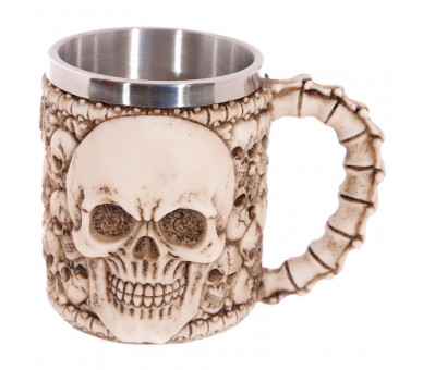 Taza Calavera y Cabezas de Calaveras