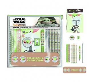 Set papeleria Expressions of The Child Mandalorian Star Wars