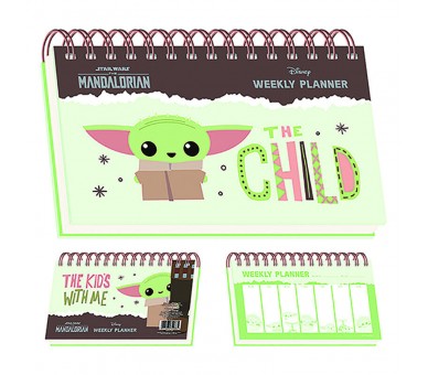 Calendario Planificador semanal A5 Yoda the Child Mandalorian Star Wars