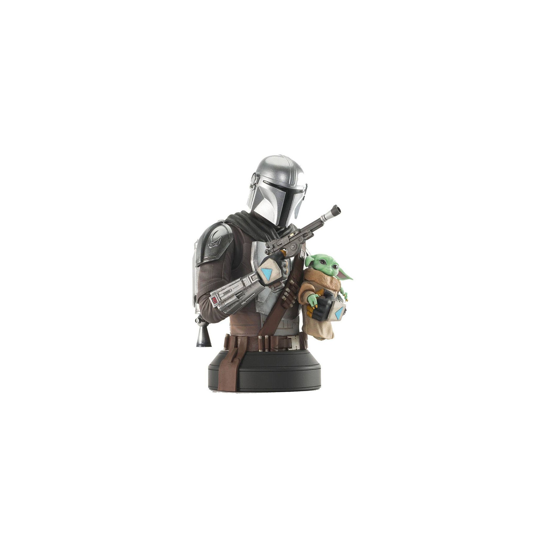 Busto Mandalorian con Grogu The Mandalorian Star Wars 15cm
