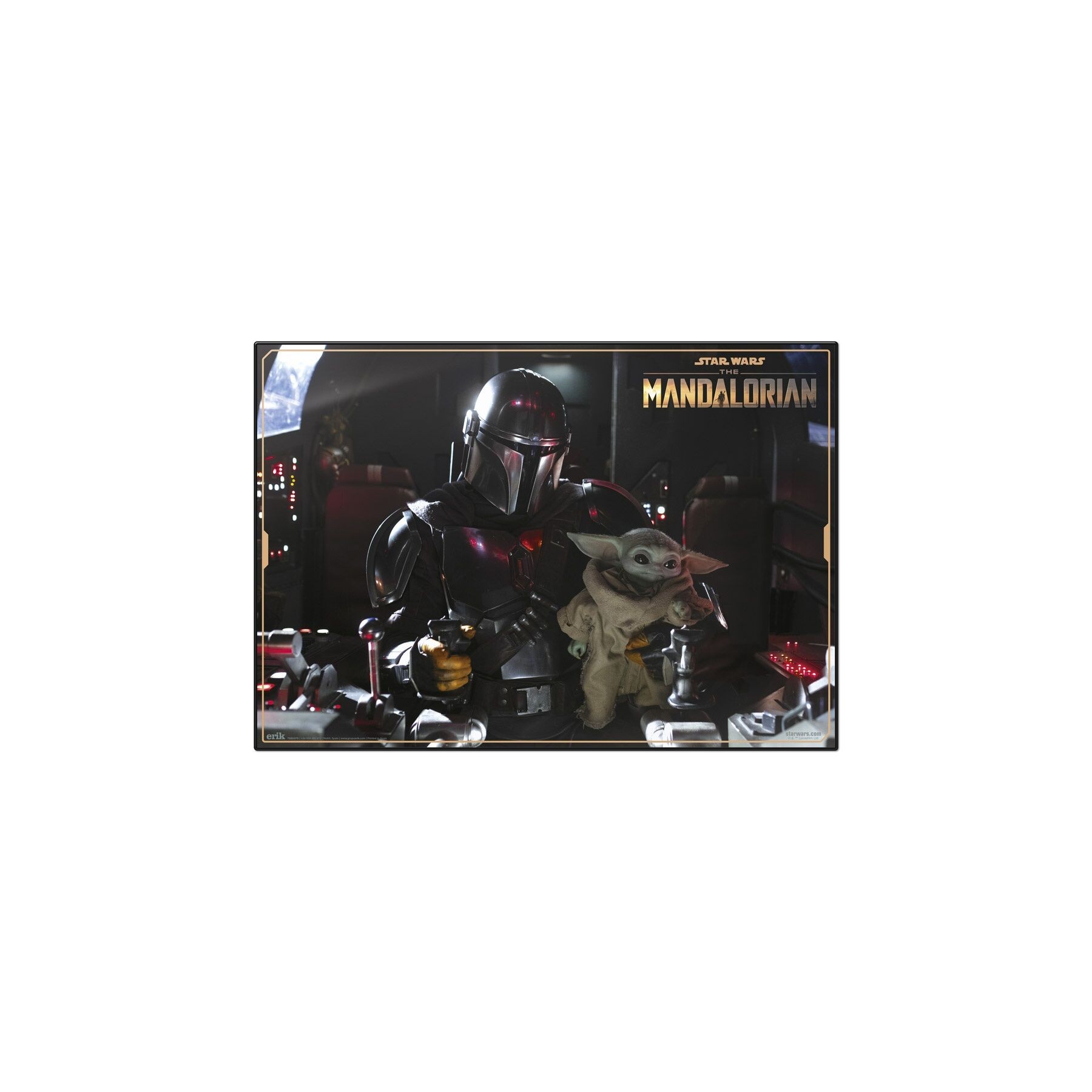 Vade tapete escritorio Mandalorian Star Wars