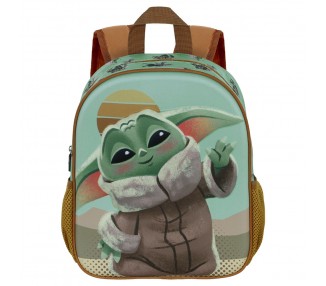 Mochila 3D Say Hi Grogu The Mandalorian Star Wars 31cm